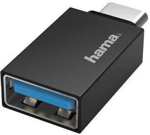 HAMA redukce Essential Line USB 3.2 Gen1, typ USB C (vidlice) <--> typ USB A (zásuvka) OTG